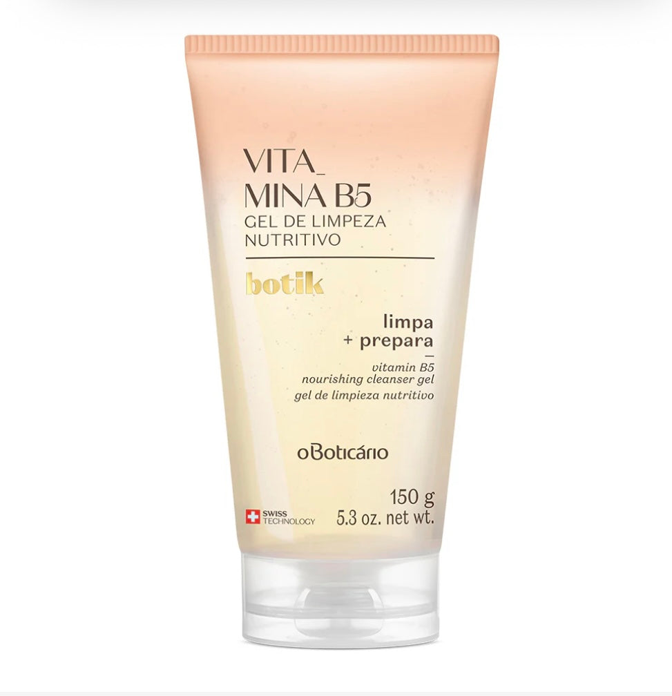 Gel nettoyant visage nourrissant à la vitamine B5 Botik, 150 g