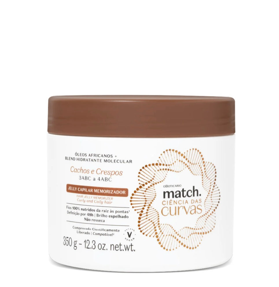 Gelée capillaire mémorisante Match Curve Science, 350 g