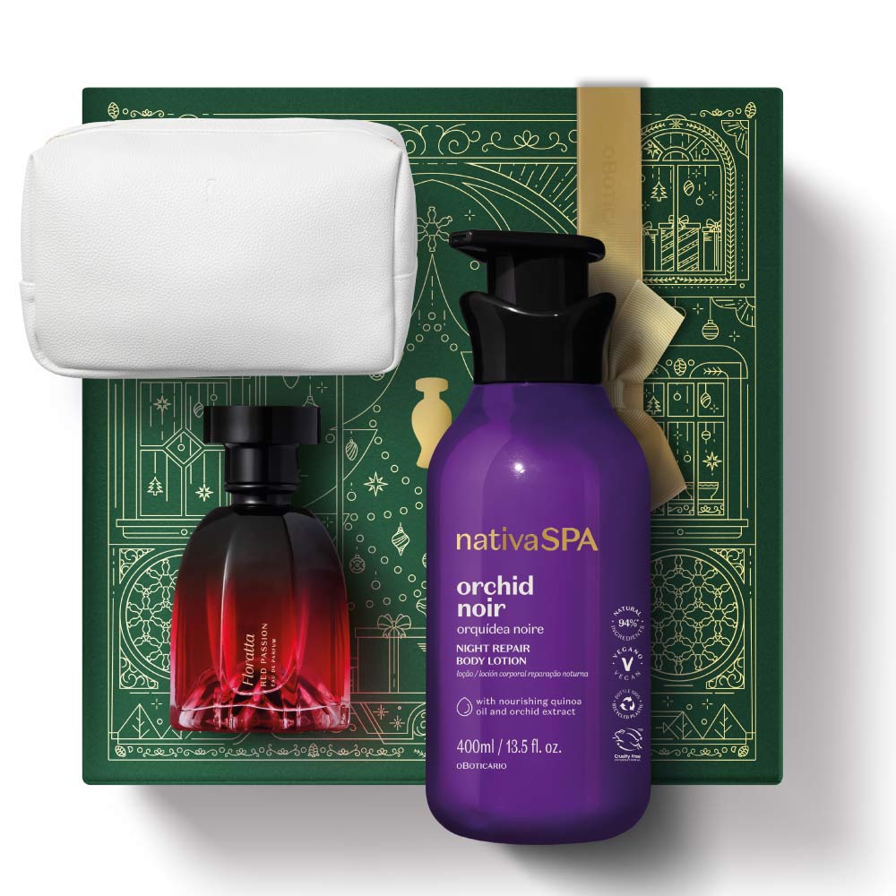 Kit de Noël Floratta Red Passion Orchid Necessaire