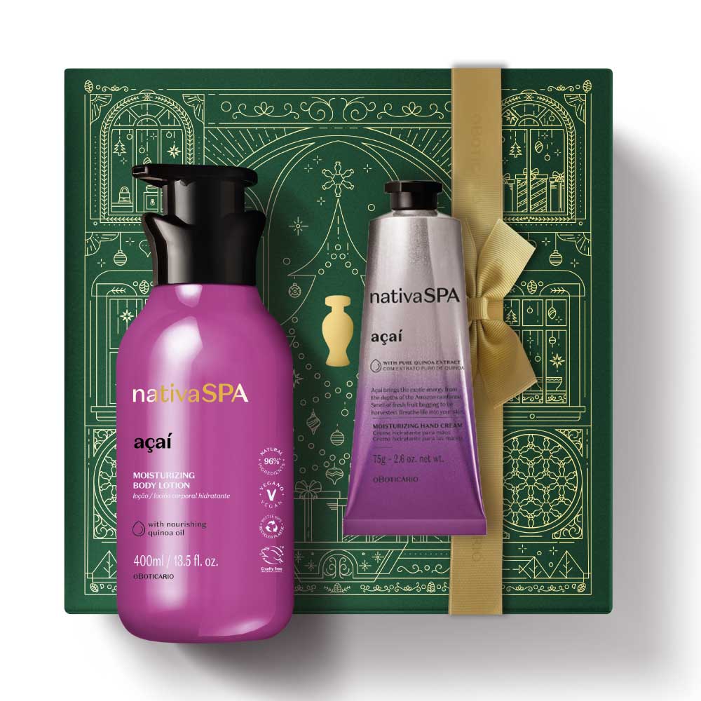 Kit de soins de Noël Nativa SPA Açaí Lotion