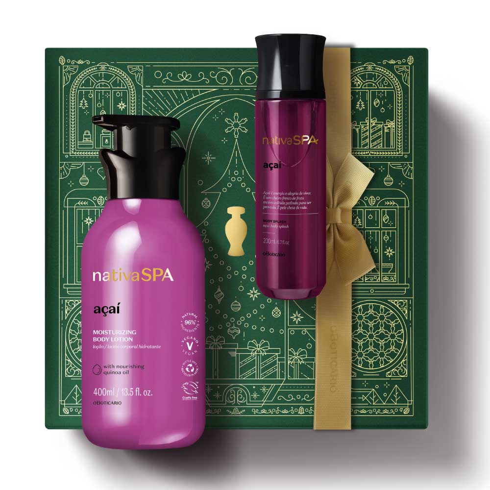 Kit de Noël Peau Parfumée Nativa SPA Açaí