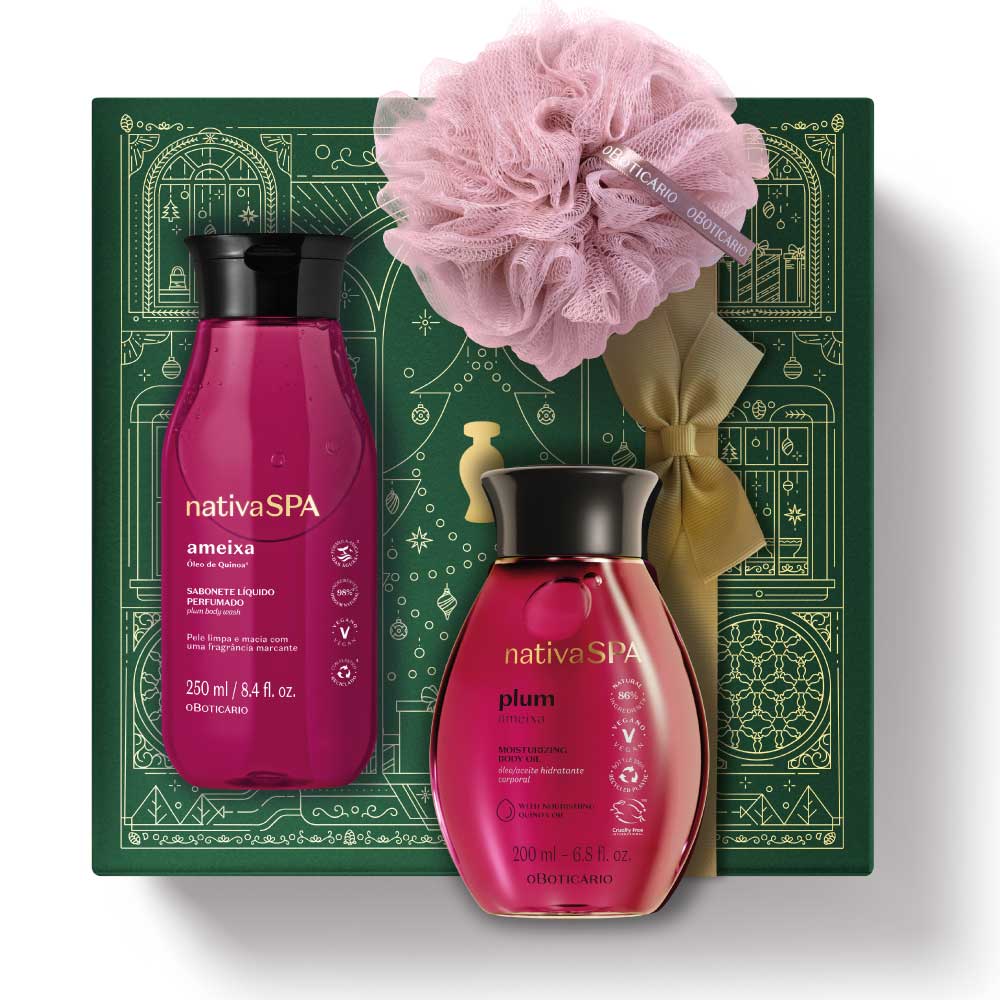 Coffret de Noël Nativa SPA Huile de Prune