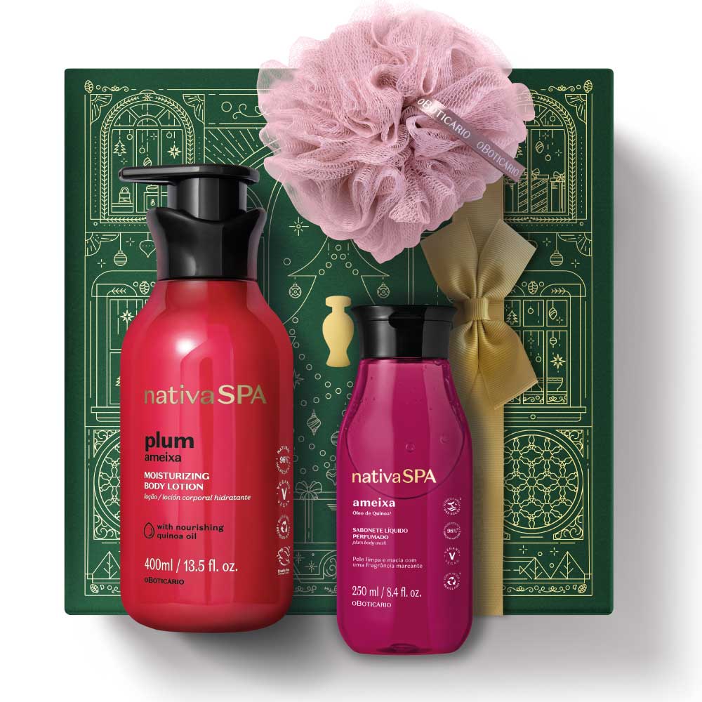 Kit de Noël Nativa SPA Plum