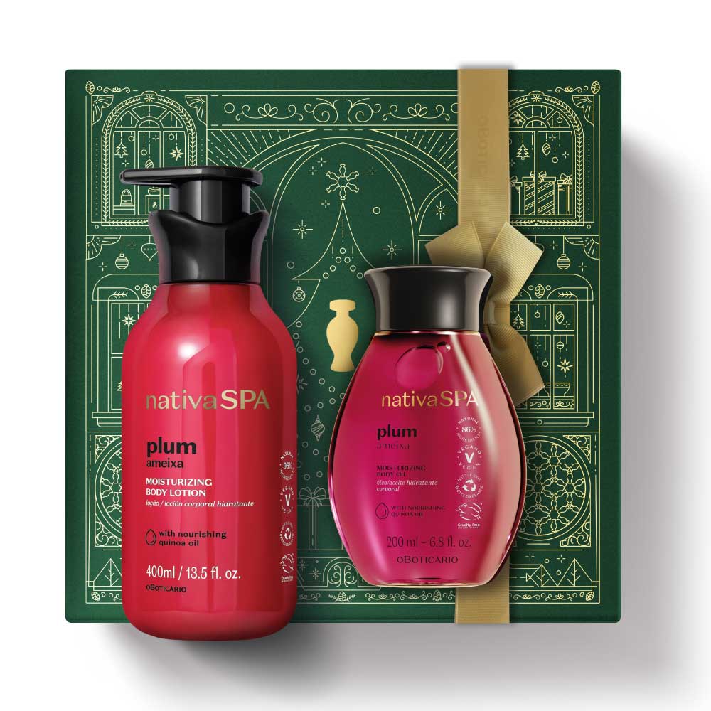 Coffret de Noël Nativa SPA Huile de Prune