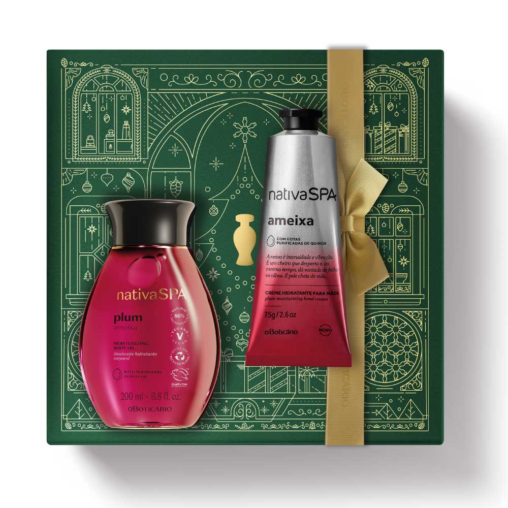 Coffret de Noël Nativa SPA Huile de Prune