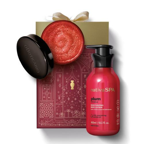 Coffret de Noël Nativa SPA Exfoliant Prune