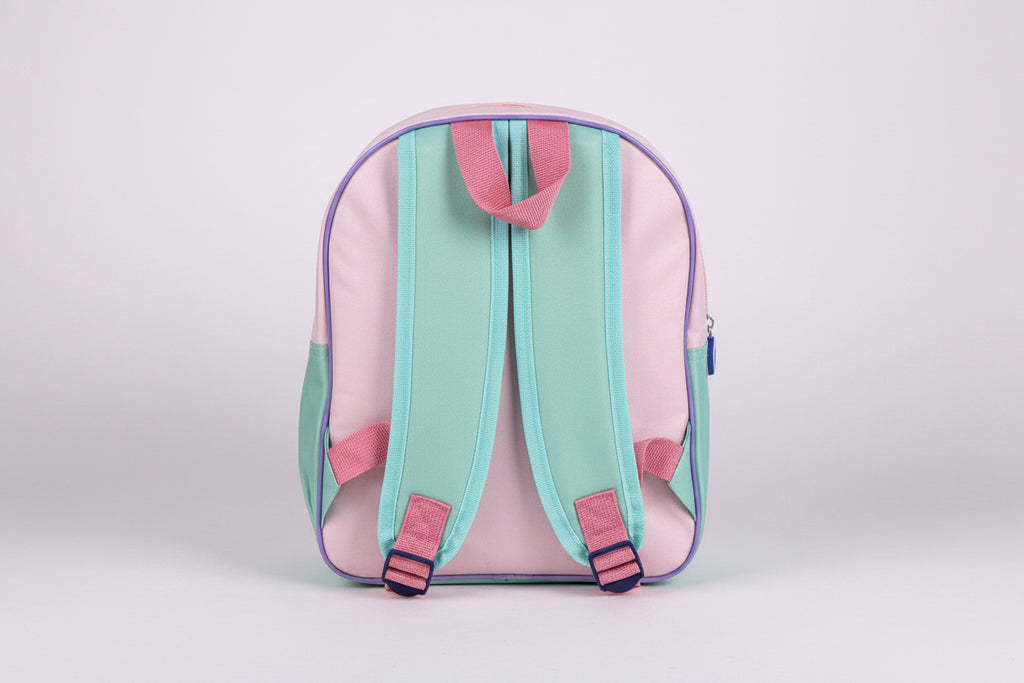 Sac à dos Disney Stitch original, motif arc-en-ciel et poche transparente