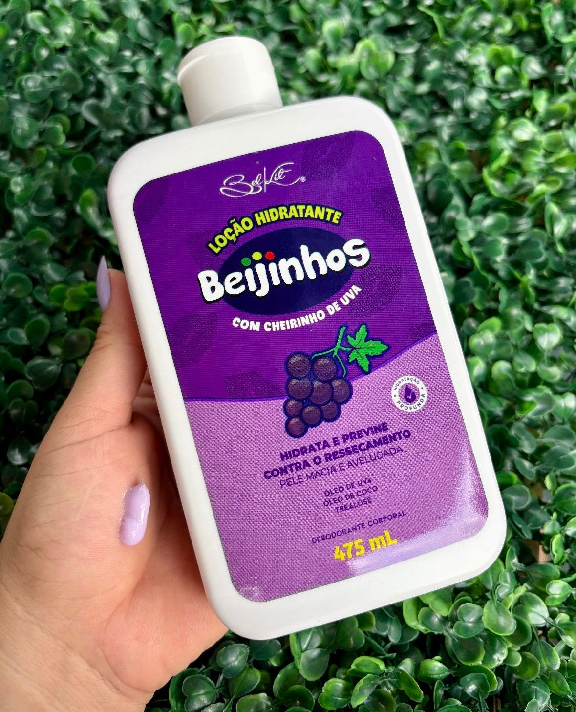 🍇 Lotion Hydratante Beijinhos – Parfum Raisin