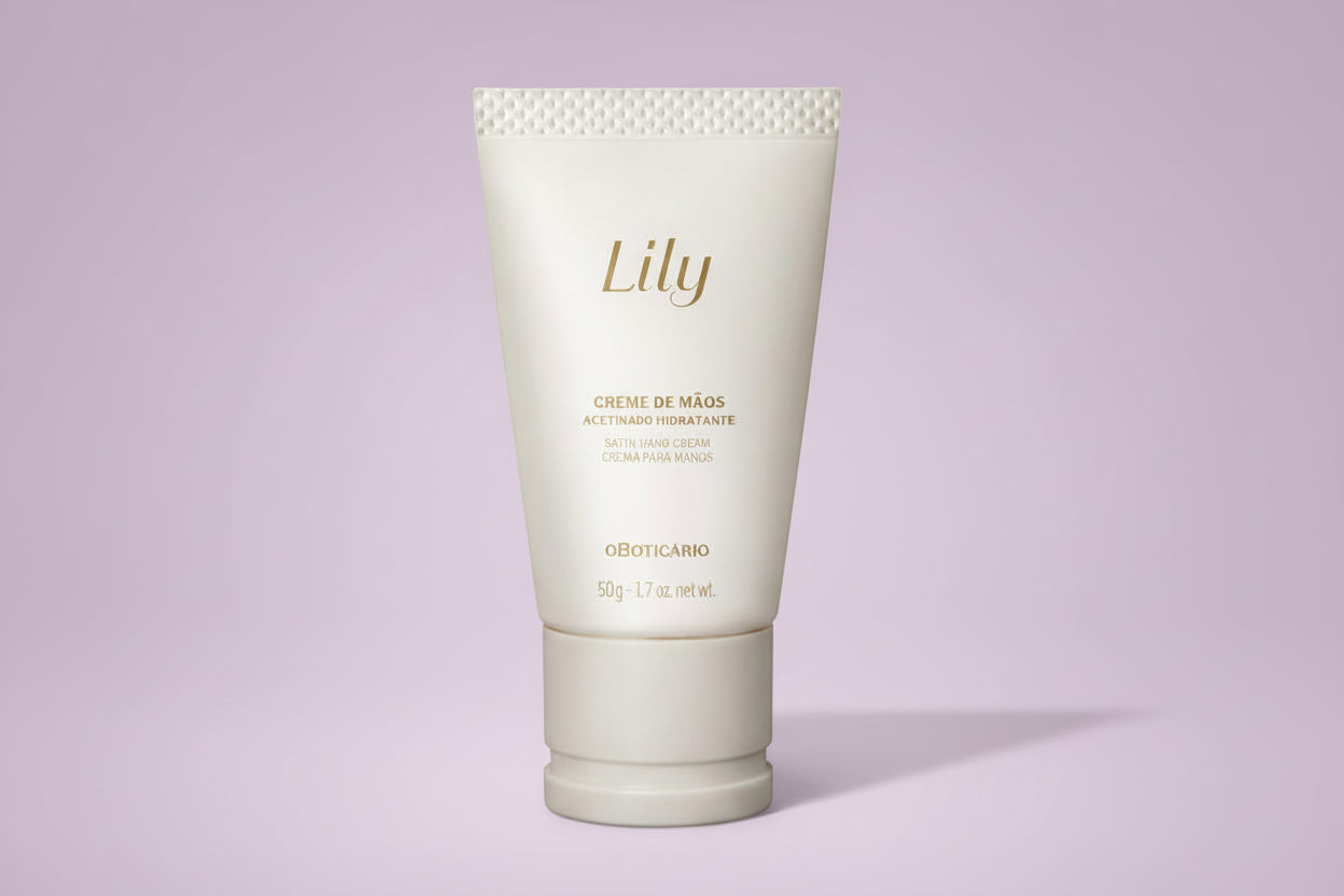 Crème main hydratante satinée Lily, 50g
