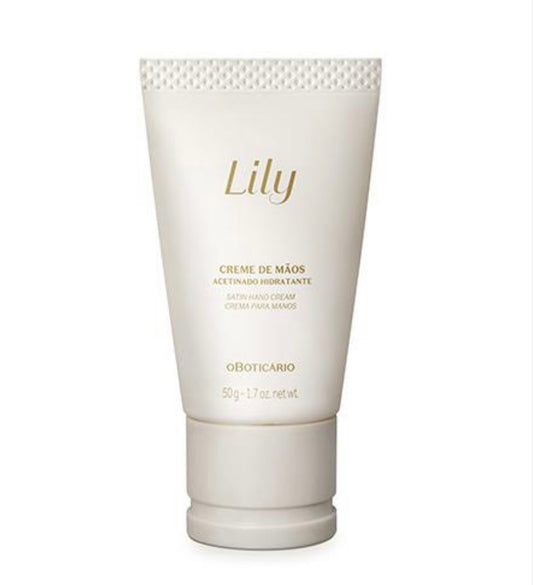 Crème main hydratante satinée Lily, 50g