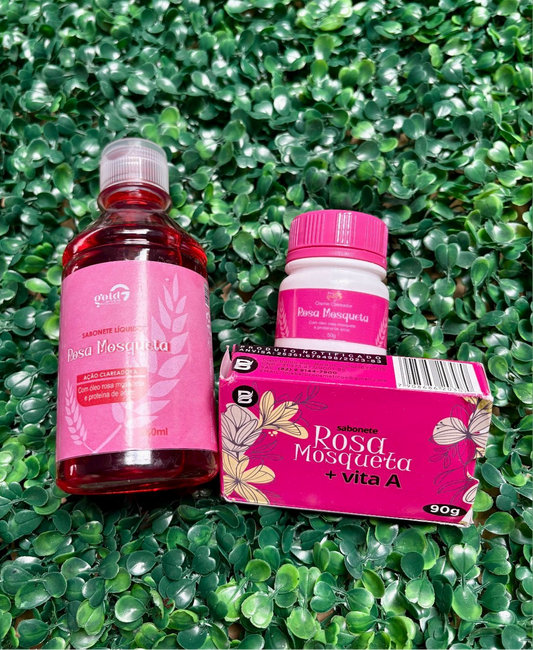 🌹 Kit Rosa Mosqueta + Vitamine A – Éclat et Hydratation