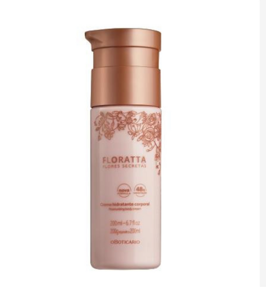 Crème hydratante corporelle, Floratta fleur sécrète, 200g