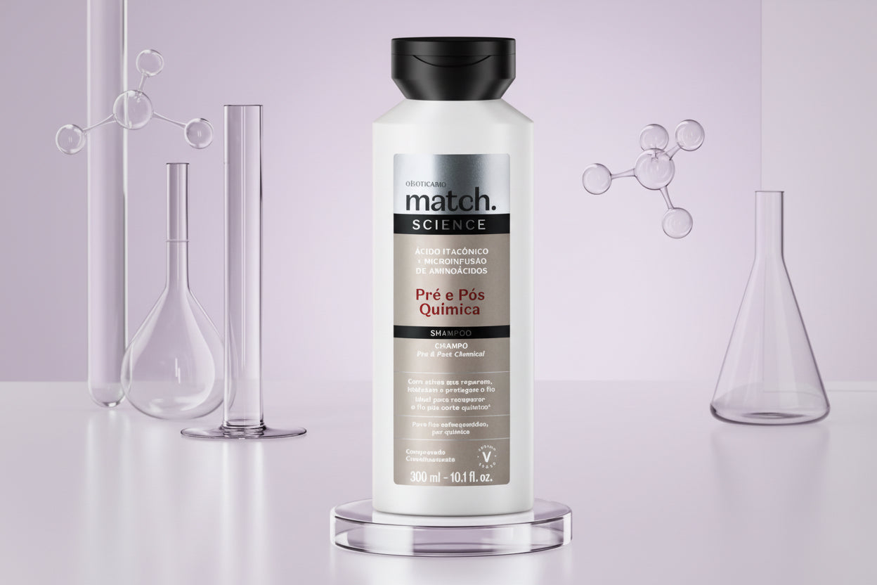 Shampoing pré et post-traitement chimique Match Science, 300 ml