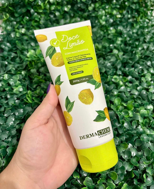 🧴 Crème Corporelle Déodorante Doce Limão – Derma Chem Laboratory