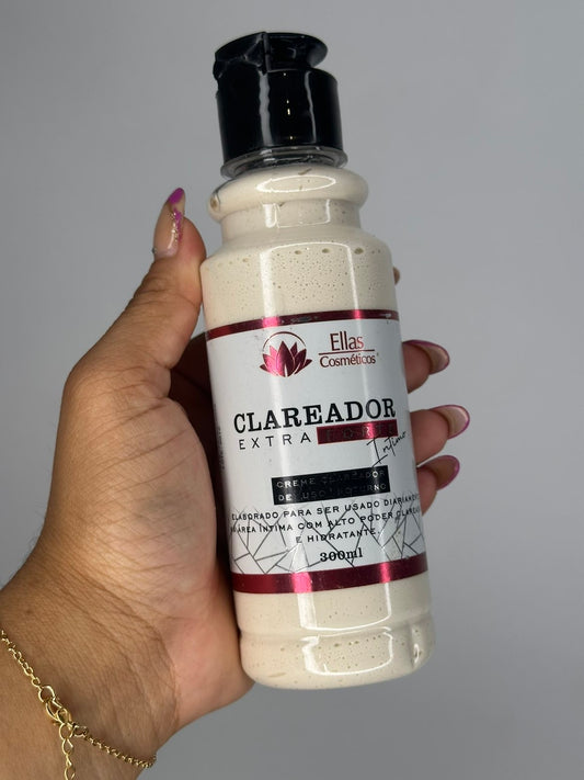 🌸 Crème Éclaircissante Extra Forte – Ellas Cosméticos (300 ml)