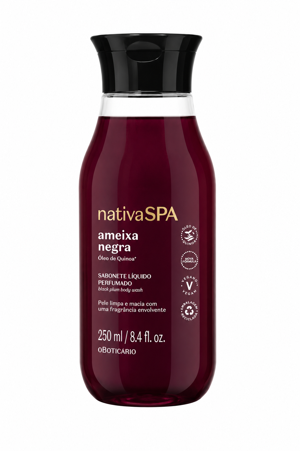 Savon Liquide Parfumé Nativa Spa Prune Noire – 250 ml