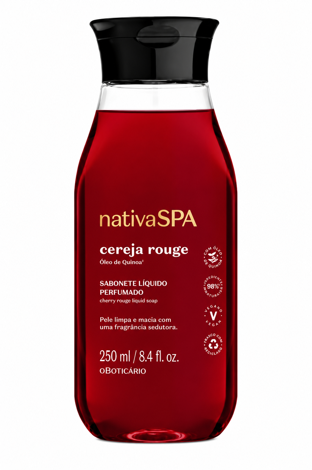 Savon Liquide Parfumé Nativa Spa Cerise Rouge – 250 ml