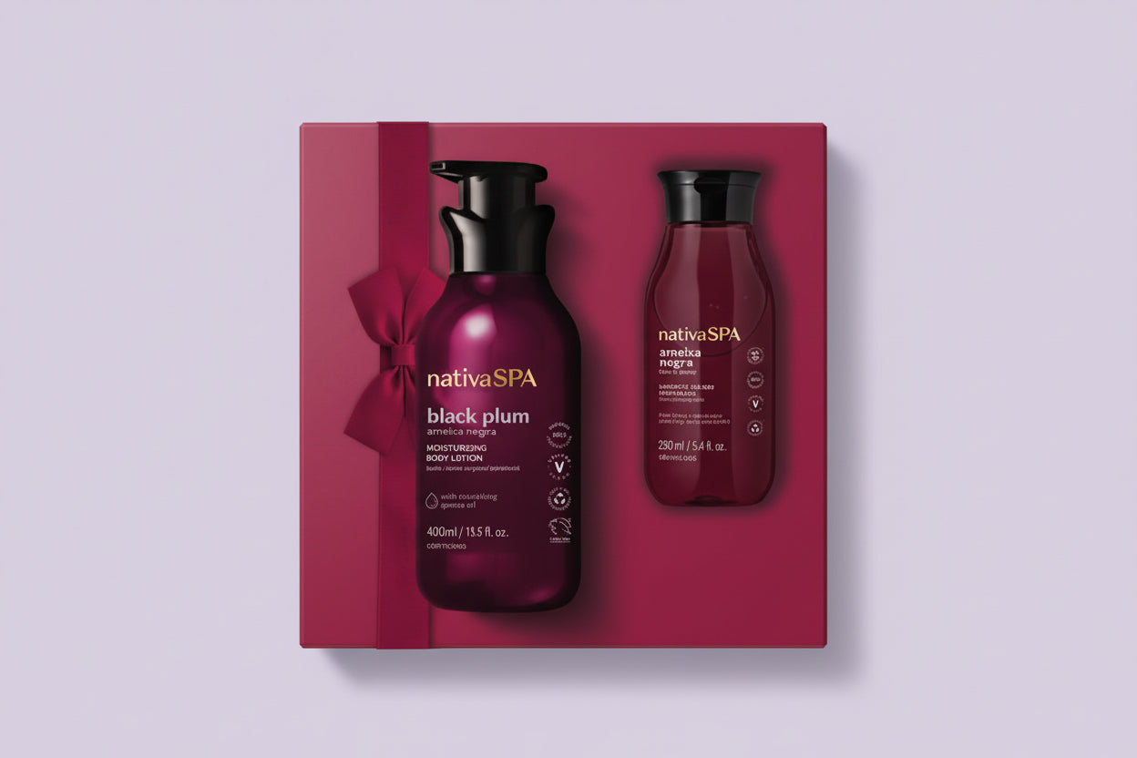 Kit St Valentin Soin Nativa SPA – Prune Noire