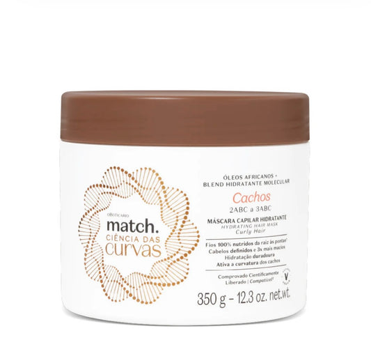 Masque capillaire hydratant Curl Science Match Curls, 350 g