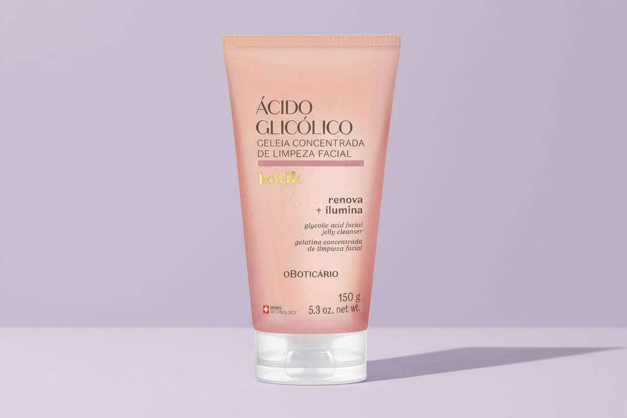 Gelée nettoyante concentrée pour le visage à l'acide glycolique Botik, 150 g