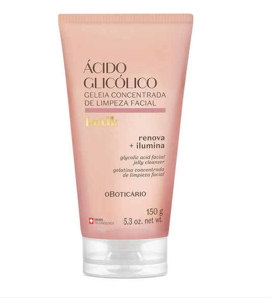 Gelée nettoyante concentrée pour le visage à l'acide glycolique Botik, 150 g