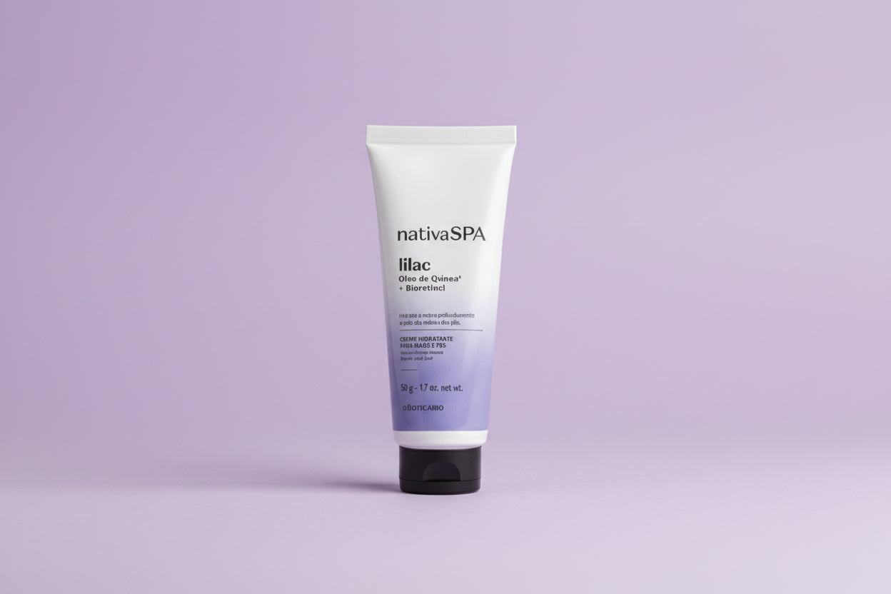 Crème hydratante pour les mains et les pieds Nativa SPA Lilas, 50 g