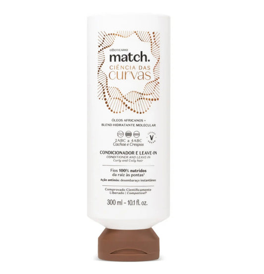 Après-shampoing et soin sans rinçage Curl Science Match, 300 ml