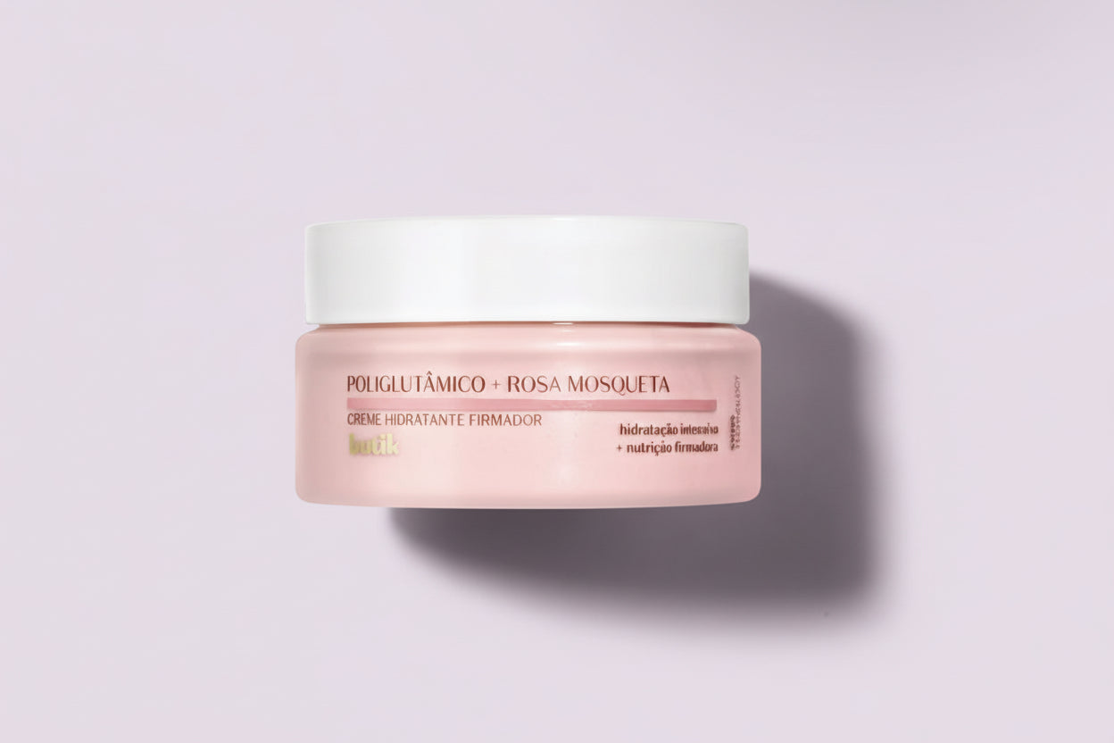 Botik Polyglutamic Crème Hydratante Raffermissante + Rose Musquée, 50 g