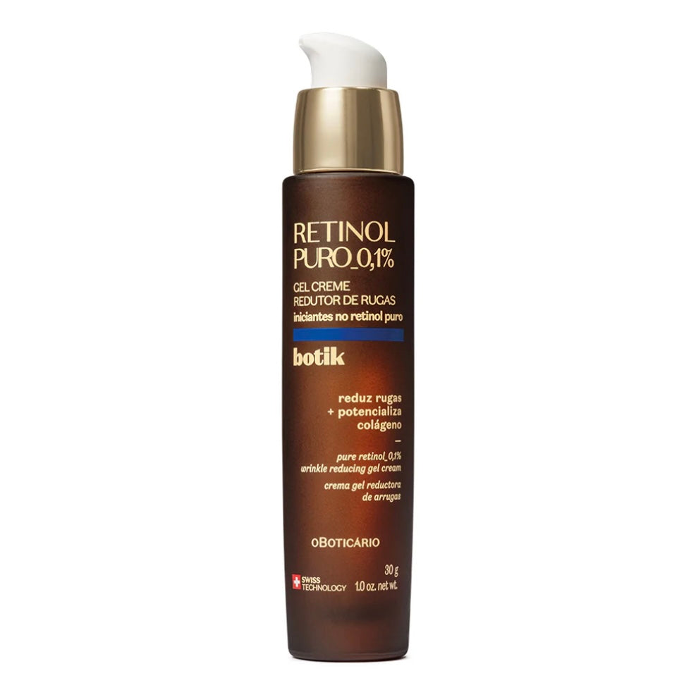 Gel-crème anti-rides Botik Pure Retinol 0,1 %, 30 g
