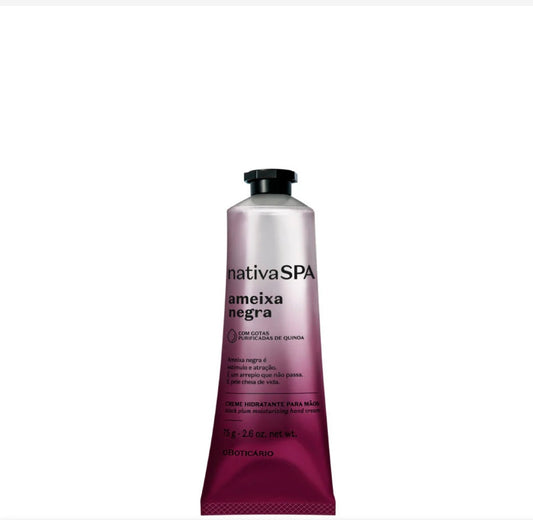Crème pour les mains à la prune noire Nativa Spa, 75 g