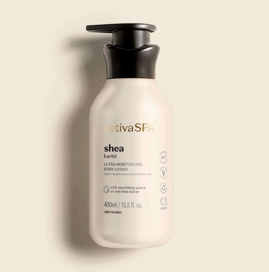 Lotion hydratante au karité Nativa Spa, 400 ml