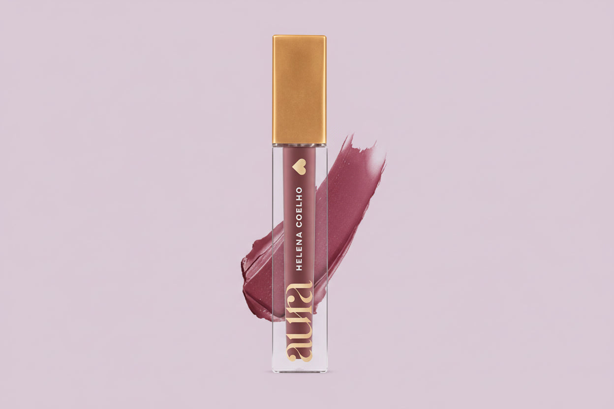 Rouge à Lèvres Liquide Aura By Helena Coelho, 4 ml – Teinte Truffle