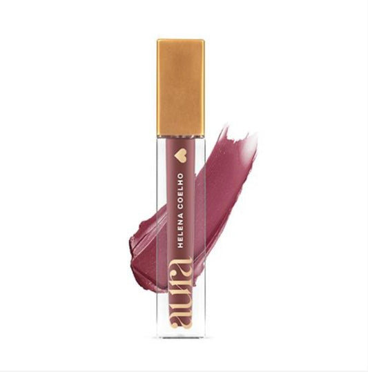 Rouge à Lèvres Liquide Aura By Helena Coelho, 4 ml – Teinte Truffle