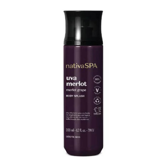 Body Splash Nativa Spa, Raisin Merlot - 200ml
