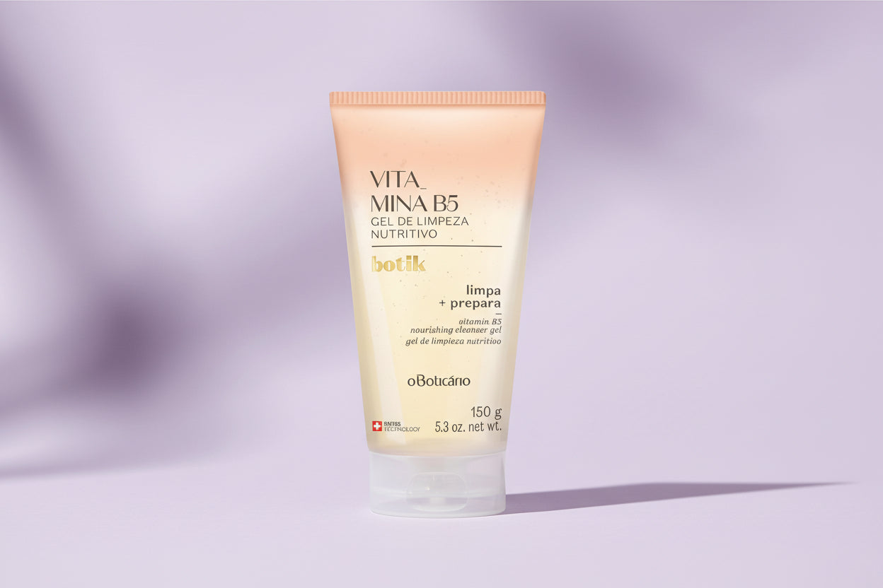Gel nettoyant visage nourrissant à la vitamine B5 Botik, 150 g