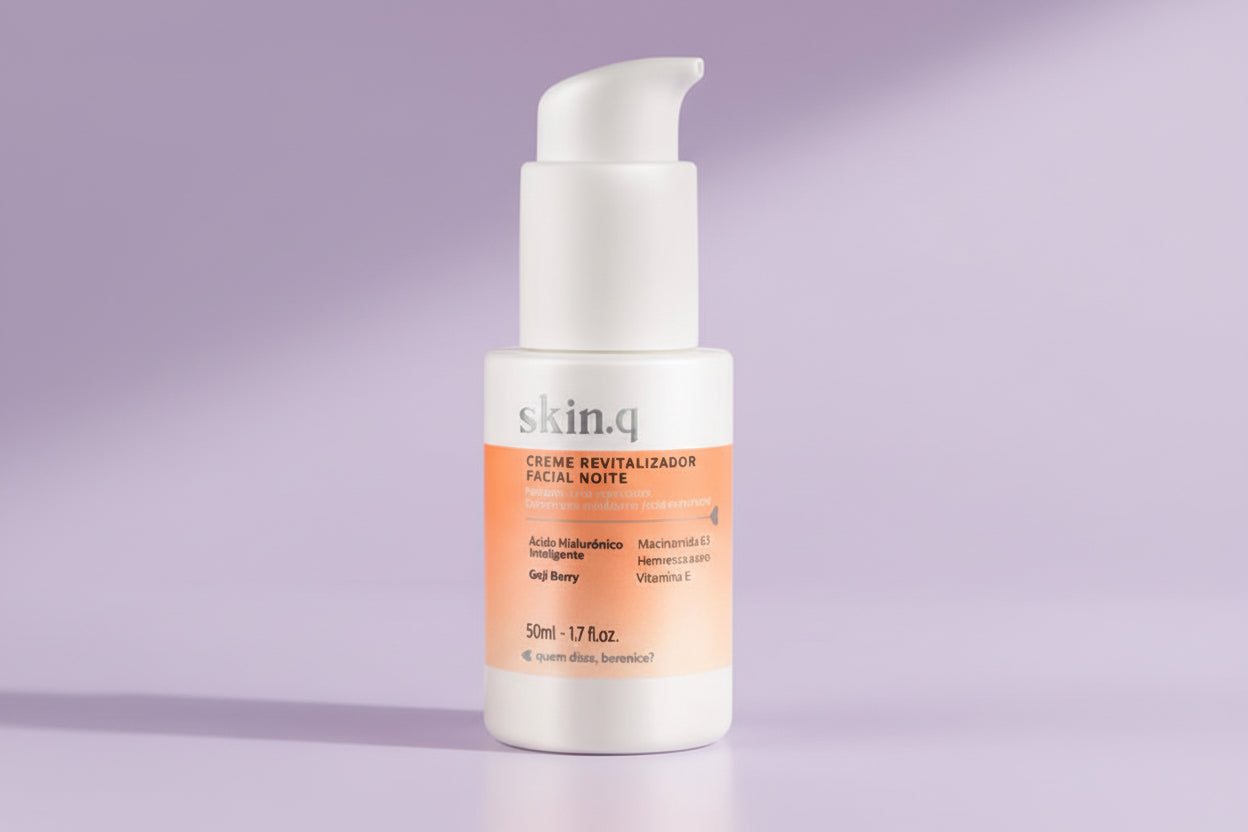 Skin.q Crème revitalisante de nuit pour le visage, 50 ml