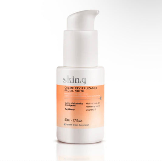 Skin.q Crème revitalisante de nuit pour le visage, 50 ml