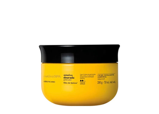 Crème exfoliante pour le corps à la prune dorée Nativa Spa, 200 g