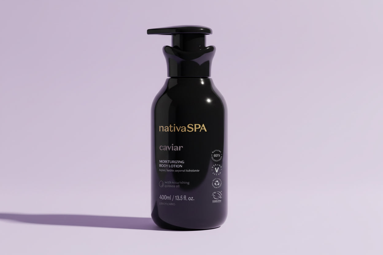 Lotion hydratante au caviar Nativa Spa, 400 ml