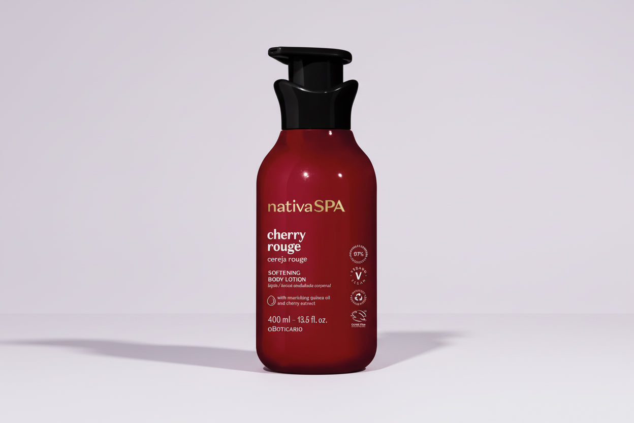 Lait Corps Velouté Nativa Spa Cherry Rouge 400 ml
