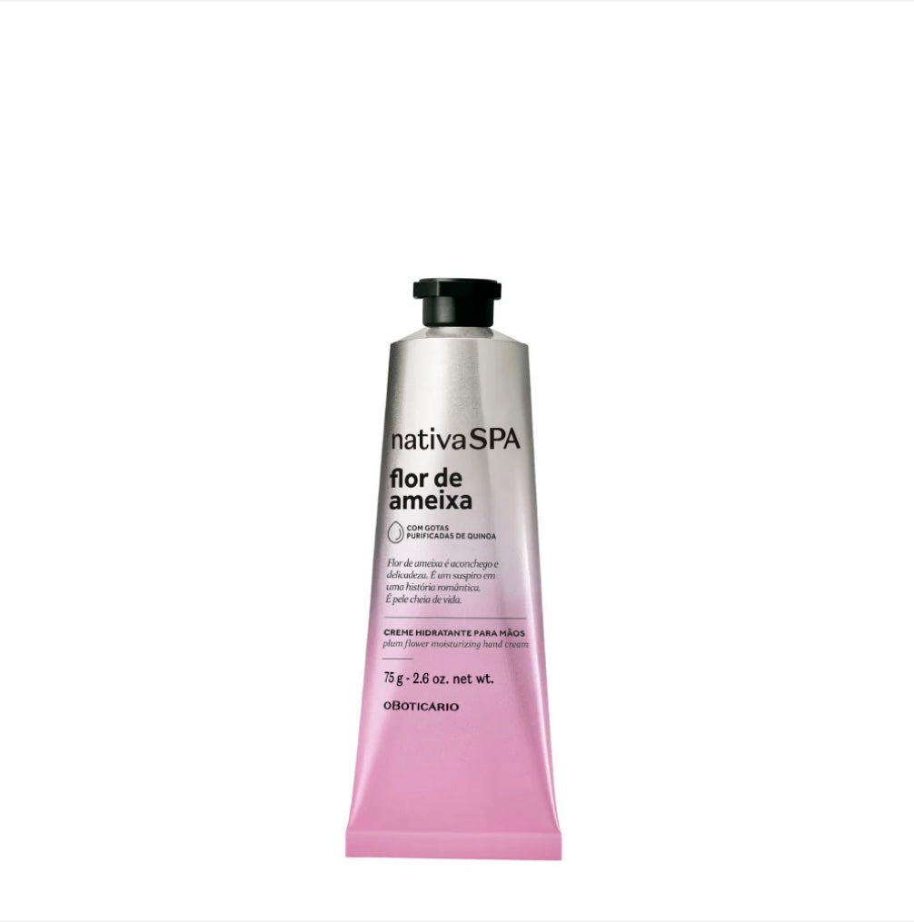 Crème pour les mains Nativa Spa Fleur de Prunier, 75 g