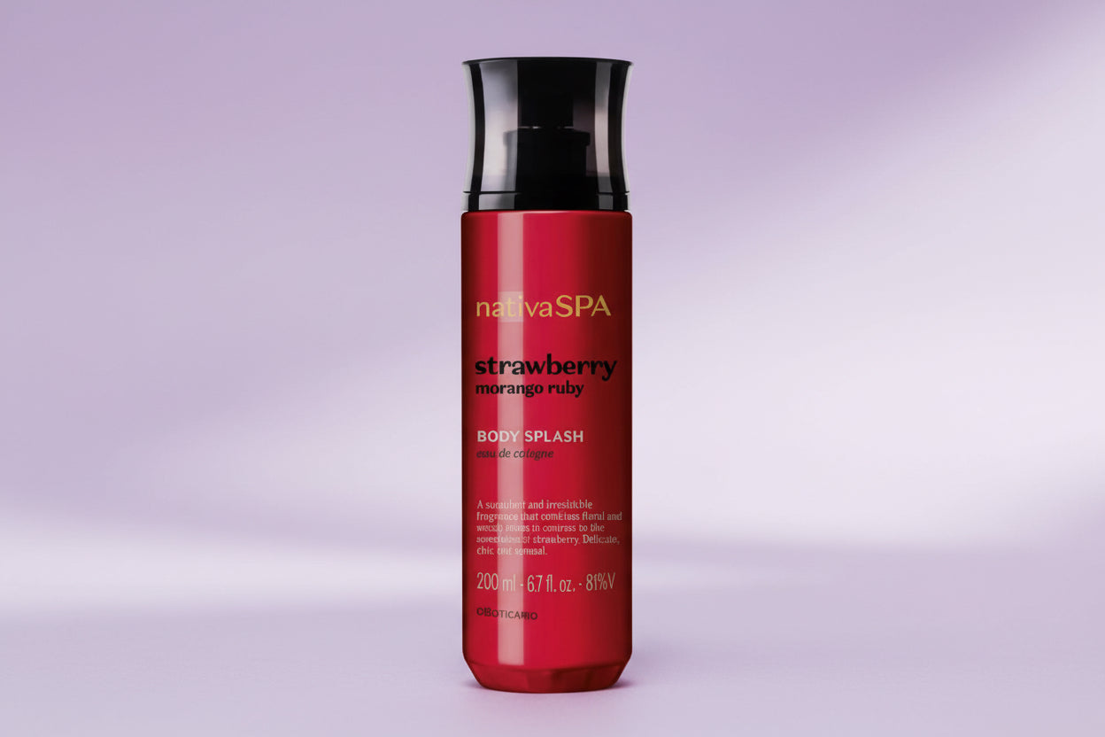 Nativa Spa Spray corporel Fraise Rubis, 200 ml