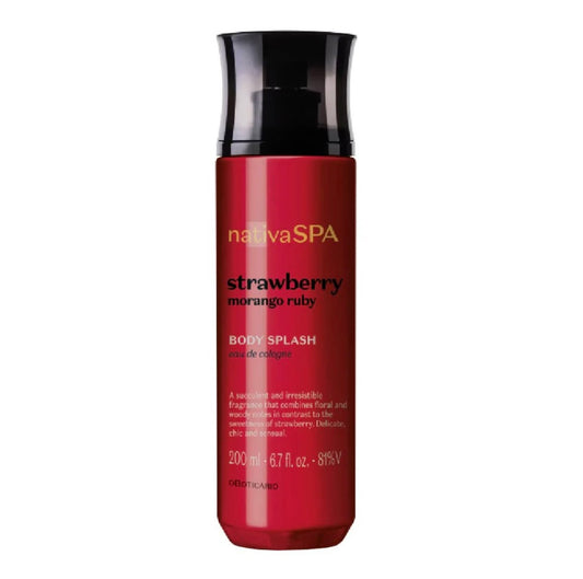 Nativa Spa Spray corporel Fraise Rubis, 200 ml