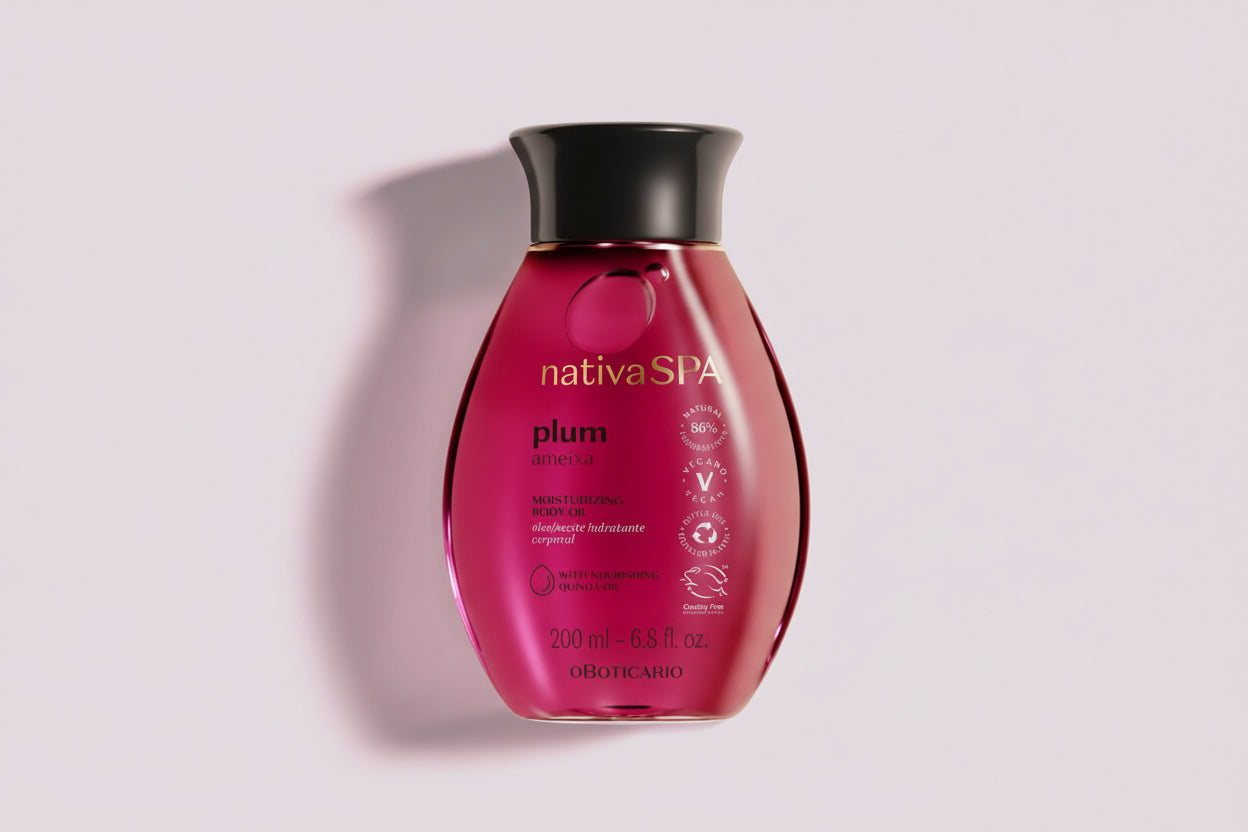 Huile hydratante à la prune Nativa Spa, 200 ml