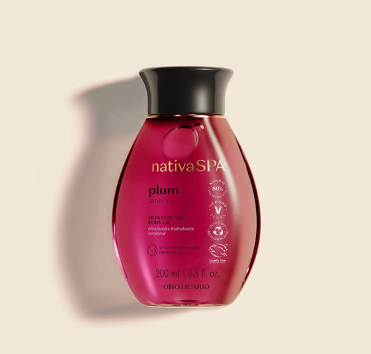 Huile hydratante à la prune Nativa Spa, 200 ml