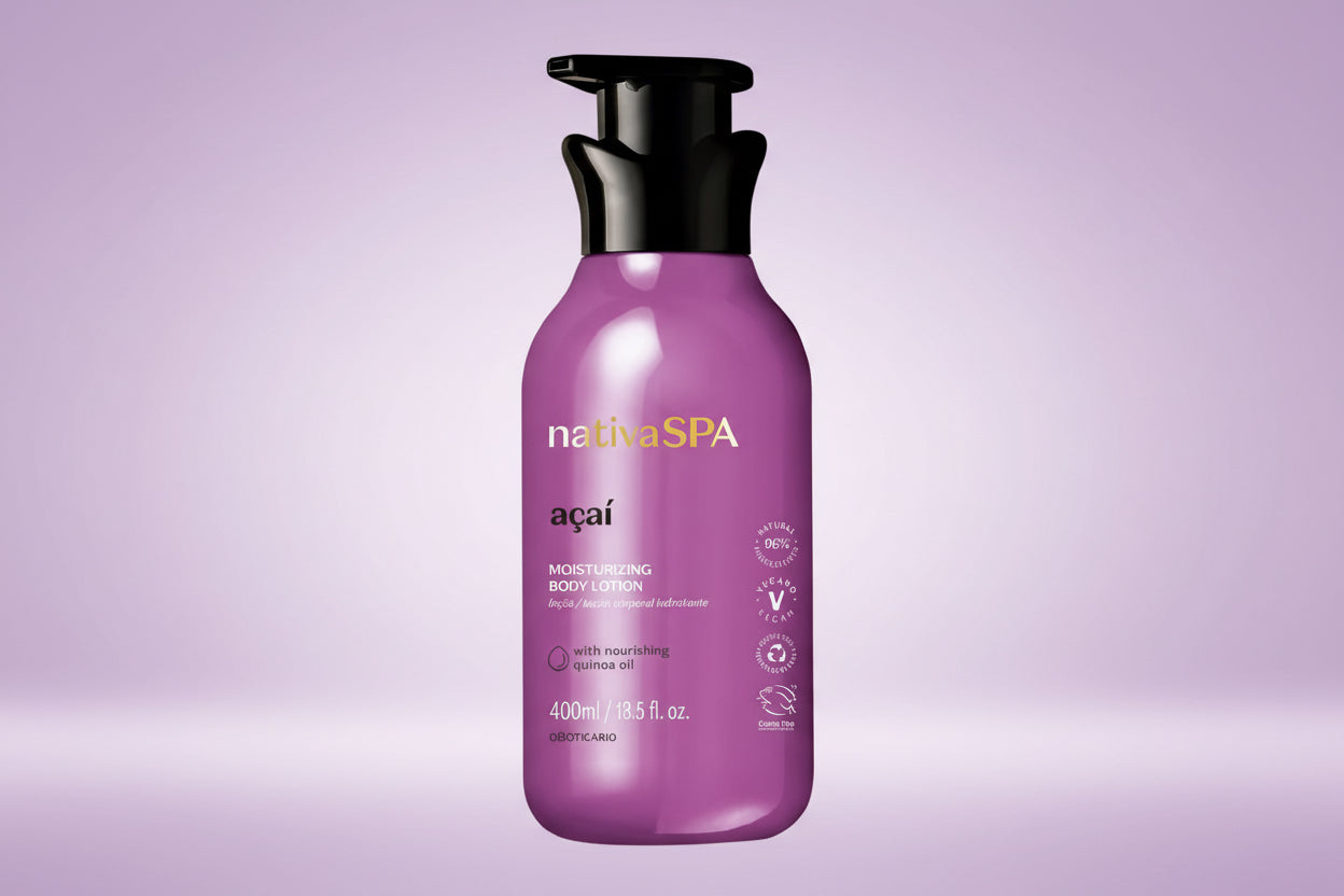 Lotion hydratante à l'açaï Nativa SPA, 400 ml