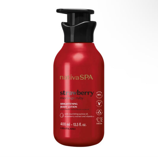 Lotion corporelle hydratante Nativa Spa Ruby Strawberry, 400 ml