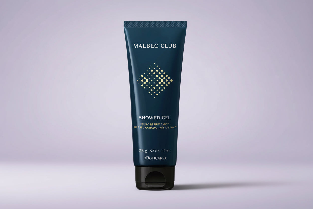 Gel douche corps et cheveux Malbec Club, 250 g