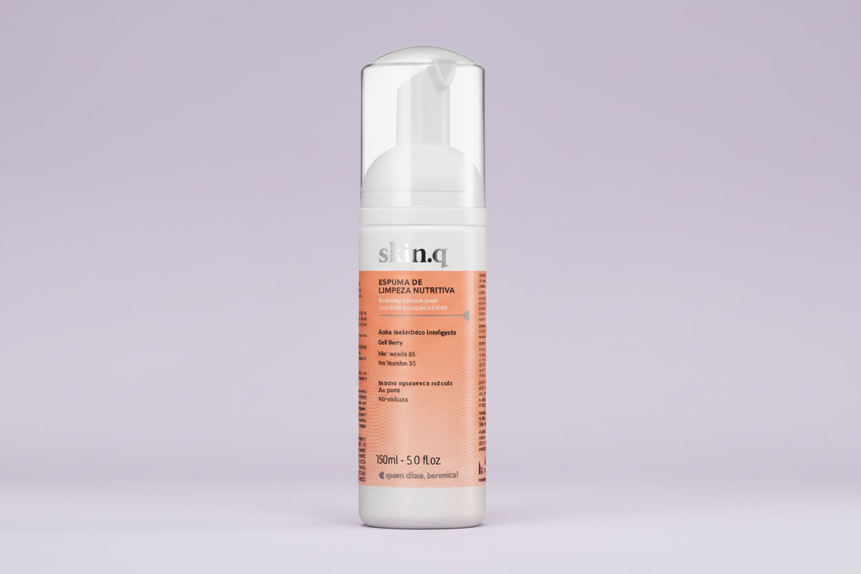 Skin.q Mousse nettoyante nourrissante pour le visage, 150 ml