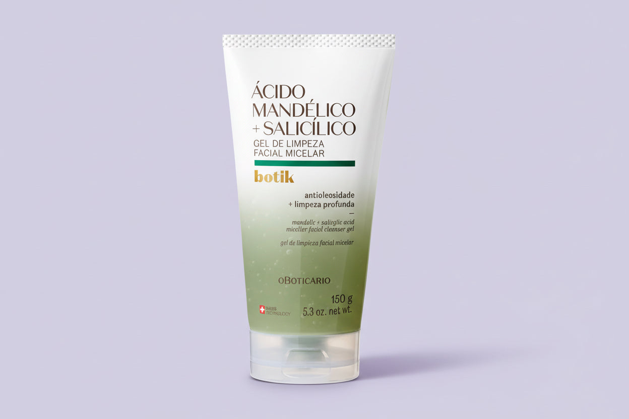 Gel nettoyant micellaire visage Botik acide mandélique + salicylique, 150 g